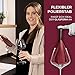 Brilamo Weinglaspolierer und Weinglas Poliertuch | Für fussel-, schlieren- und streifenfreie Reinigung von Weingläsern, Biertulpen etc. | Spülmaschinengeeignet - 3