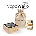 VapoWesp Pulver-Set alle 4 Sorten je 100g | Orange & Rosemary, Apple & Mint, Lemon & Basil, Hay Flowers & Thyme | Aromatischer Duft für die VapoWesp Räucherbox - 6