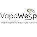 VapoWesp Pulver-Set alle 4 Sorten je 100g | Orange & Rosemary, Apple & Mint, Lemon & Basil, Hay Flowers & Thyme | Aromatischer Duft für die VapoWesp Räucherbox - 8