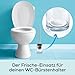 30x WC-Bürsten Pads,Reichen für ca. 30 Wochen Hygiene im Bad | Das Pad,das Sich um Abtropfendes Wasser der WC-Bürste kümmert | Hält den Bürsten-Behälter hygienisch Frisch - 3