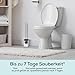 30x WC-Bürsten Pads,Reichen für ca. 30 Wochen Hygiene im Bad | Das Pad,das Sich um Abtropfendes Wasser der WC-Bürste kümmert | Hält den Bürsten-Behälter hygienisch Frisch - 7