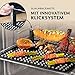 KitchBo Starter Set – die erste Silikon Backmatte mit Klicksystem | Wiederverwendbare Backunterlage mit modularem Stecksystem | Multifunktionaler Einsatzbereich, rundum knusprig aus dem Backofen - 2