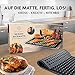 KitchBo Starter Set – die erste Silikon Backmatte mit Klicksystem | Wiederverwendbare Backunterlage mit modularem Stecksystem | Multifunktionaler Einsatzbereich, rundum knusprig aus dem Backofen - 7