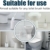 30x WC-Bürsten Pads,Reichen für ca. 30 Wochen Hygiene im Bad | Das Pad,das Sich um Abtropfendes Wasser der WC-Bürste kümmert | Hält den Bürsten-Behälter hygienisch Frisch - 6