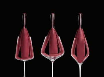 Brilamo Weinglaspolierer und Weinglas Poliertuch | Für fussel-, schlieren- und streifenfreie Reinigung von Weingläsern, Biertulpen etc. | Spülmaschinengeeignet - 7