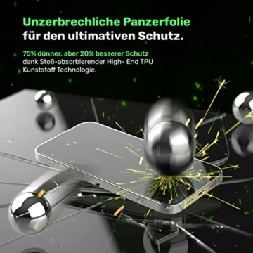 GREEN MNKY Schutzfolie für iPhone 12 Pro Max, 2 Stück - 2