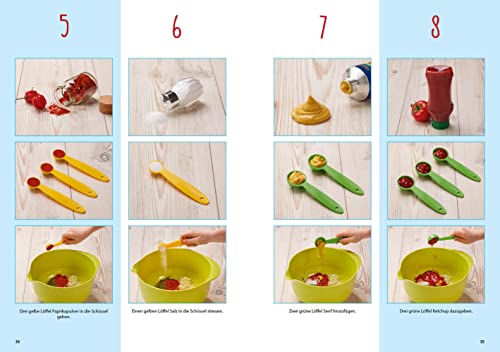 Kinderleichte Becherküche Band 5: Ofen-Rezepte für die ganze Familie, Kochset inklusive 5 bunten Messbechern: Backset inkl. 5-teiliges Messbecher-Set - 14