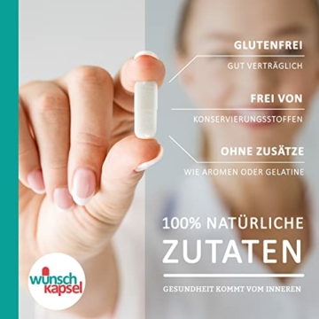 Wunschkapsel ABNEHMEN Premium Ergänzung zur Diät | Satiereal, Morosil und GreenPC | 290 Kapseln aus deutscher Manufaktur für XL-Reichweite - 4
